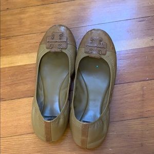 Tory Burch USED leather flats